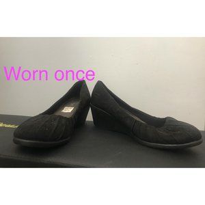 Black Dexflex Comfort wedges (11) - worn once